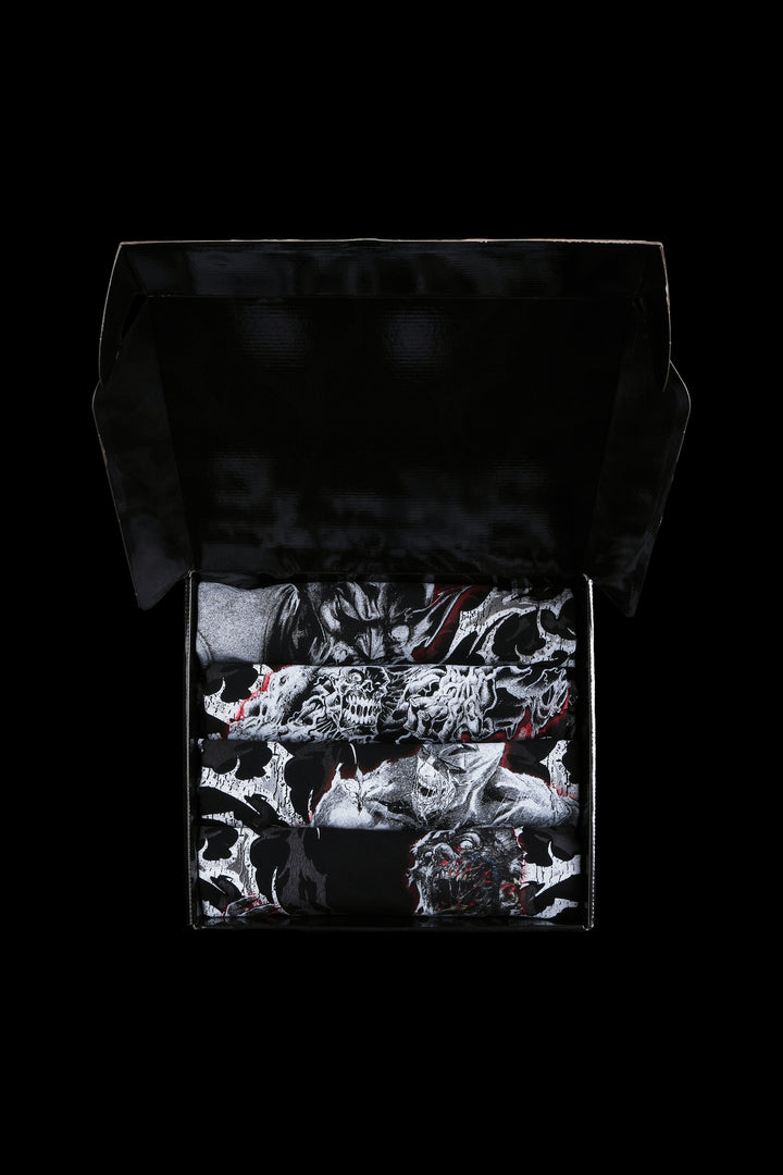Zombies Assemble Side By Side 199X Tee "Box Set" in Black