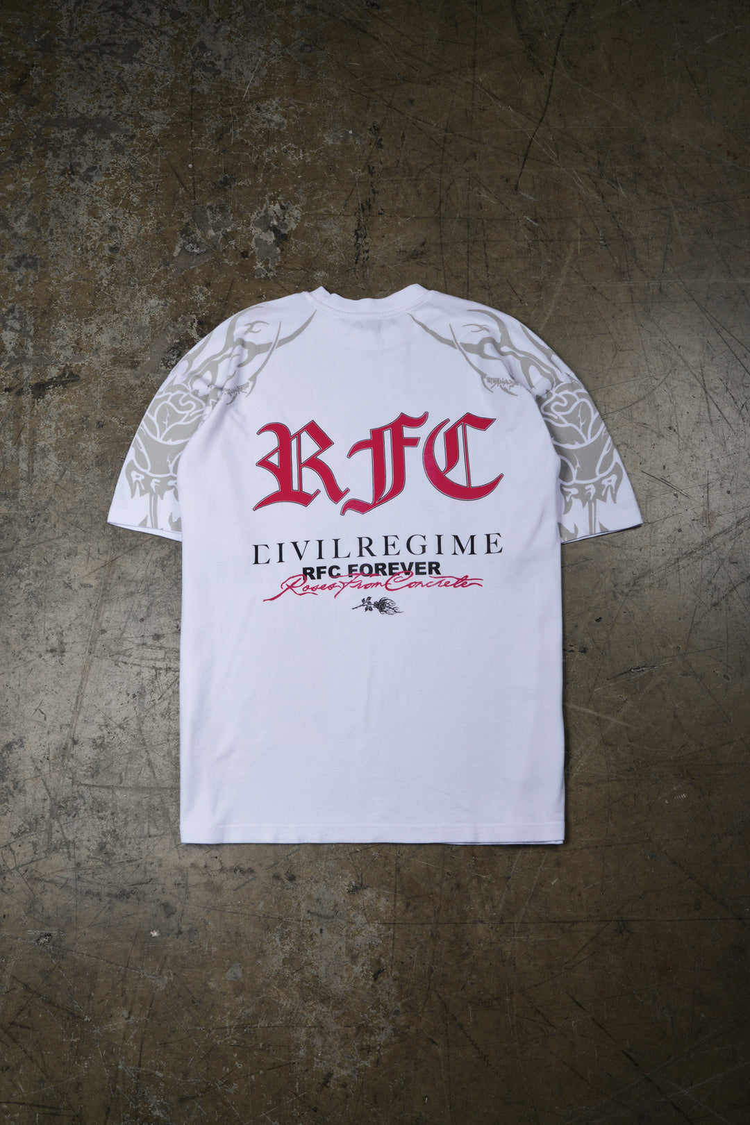 Roses From Lust American Classic Oversized Tee in White