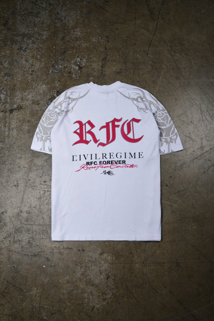 Roses From Lust American Classic Oversized Tee in White
