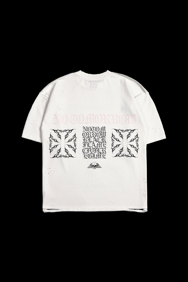 Crawling Out FMR Tee in Bleached Ivory