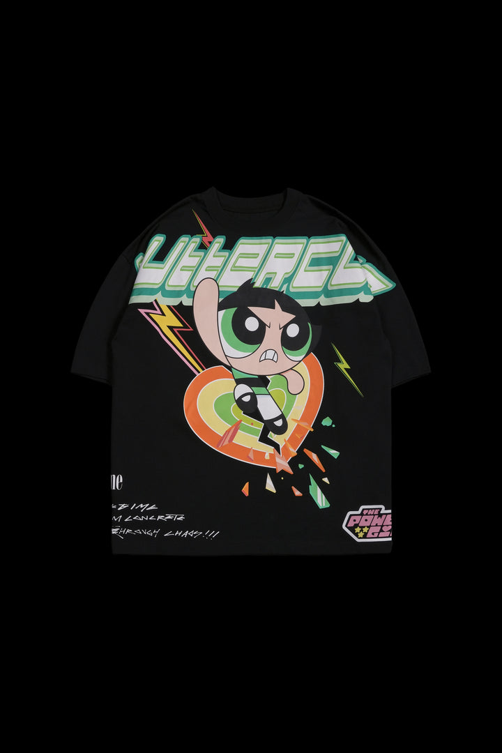 Buttercup's Chaos 199X Oversized Tee in Black