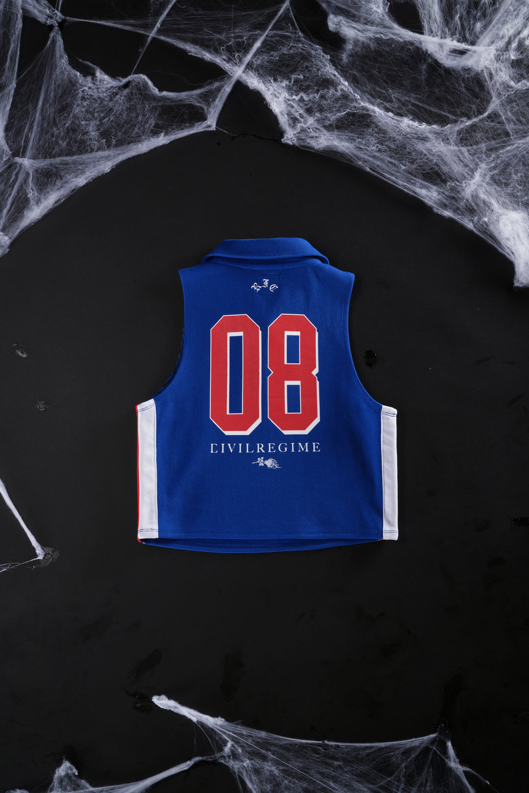 Vicious Varsity Jersey Tank in Collegiate Blue