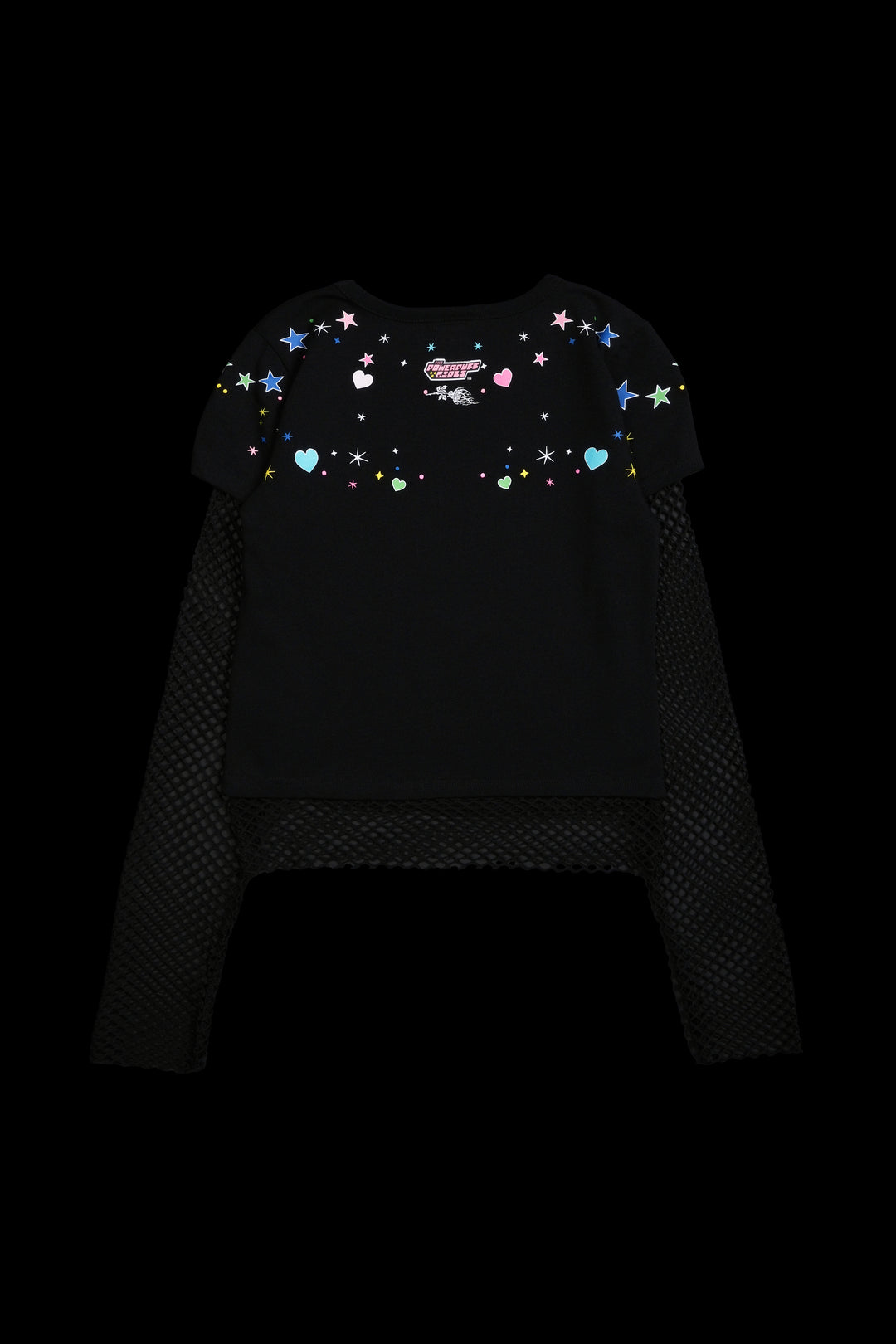 Boss Baby Hellveil Mesh Twofer in Black