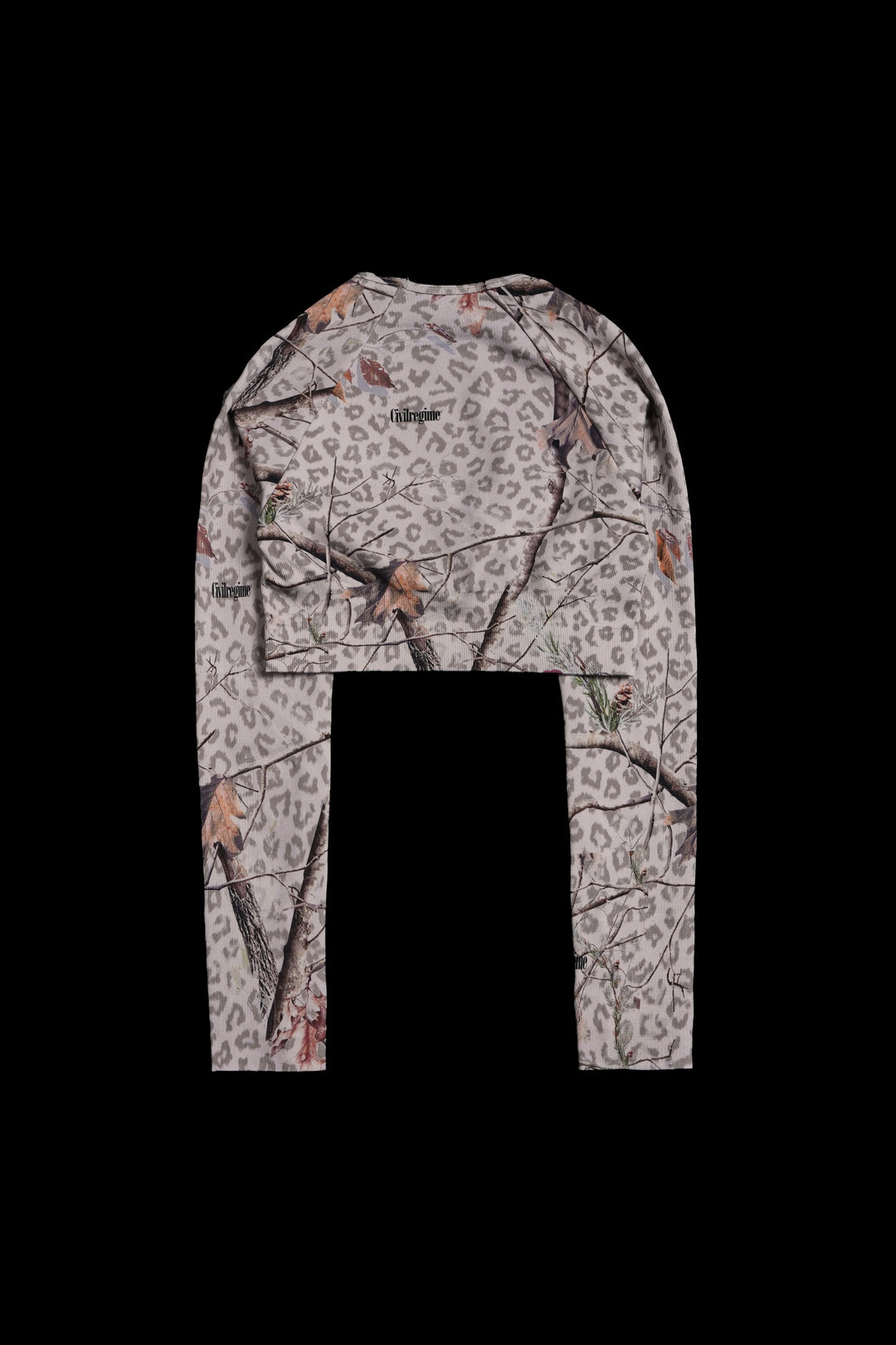 Concrete Forest Seamless L/S Top in Real Leopard Camo