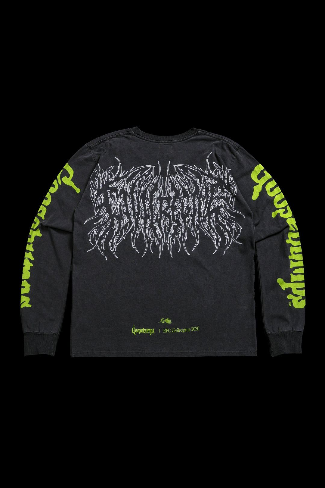 Nightmare Roses L/S Tee in Vintage Ashes