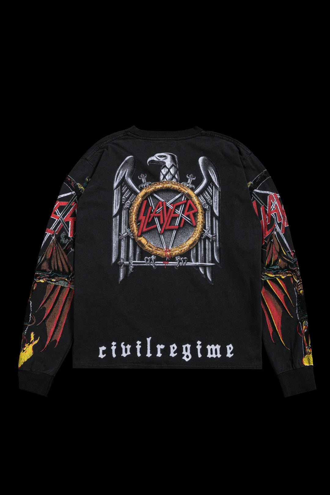 The Abyss Midnight L/S Tee in Vintage Ashes