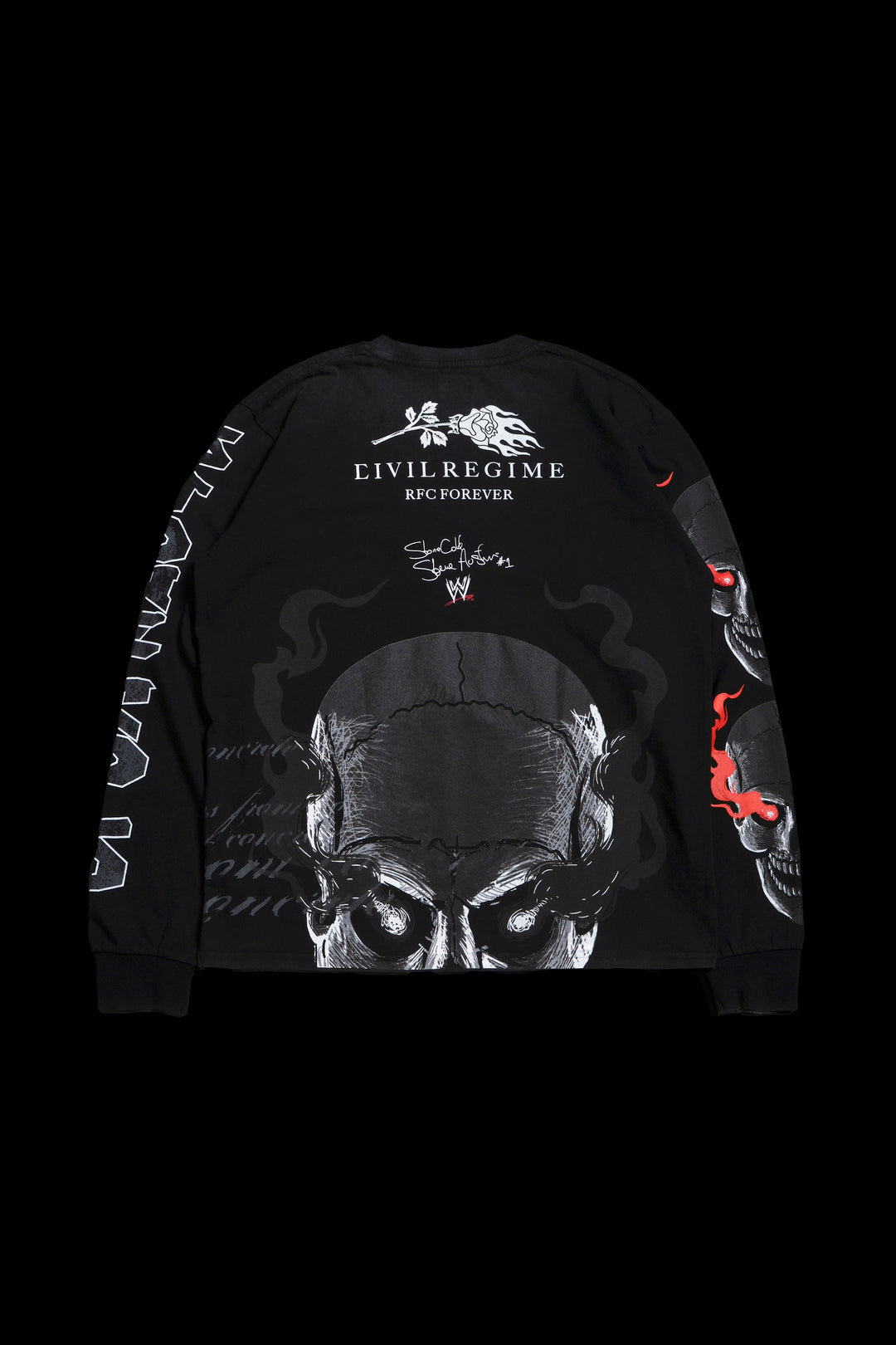 Texas Wrath Midnight L/S Tee in Vintage Black