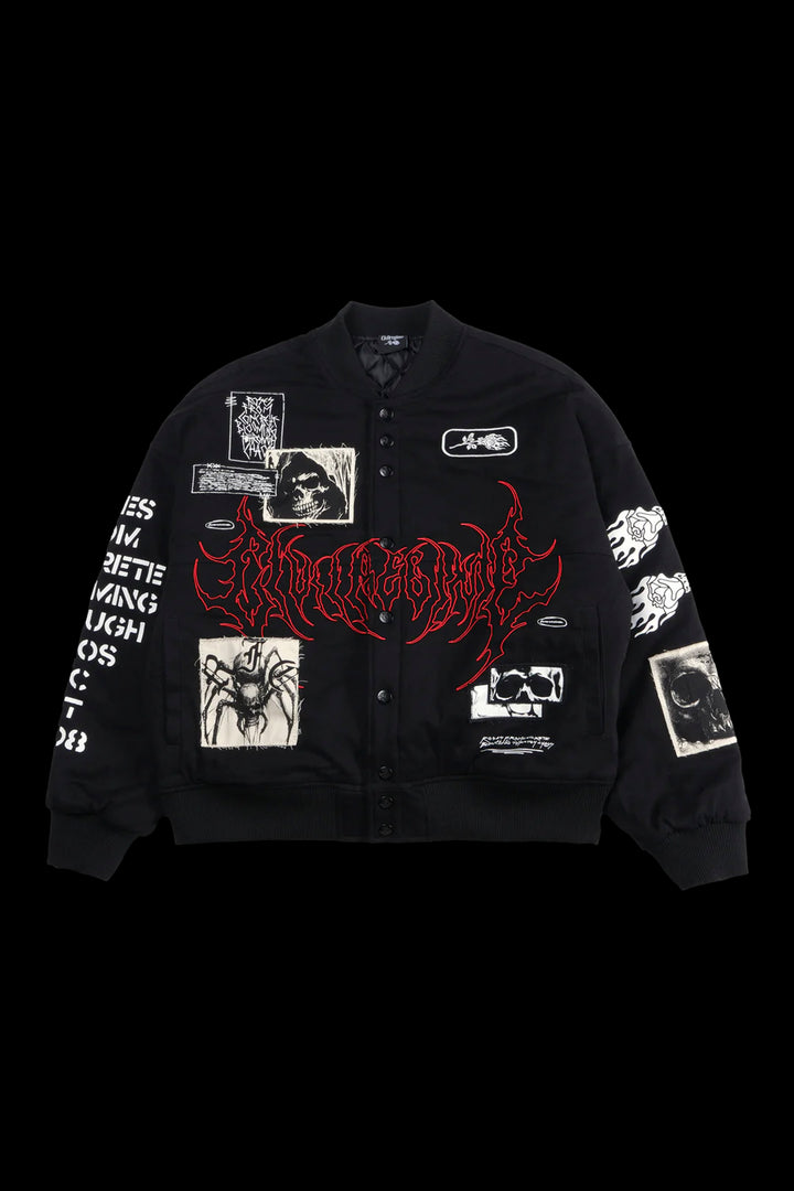 It's Our Time Racing Jacket in Black