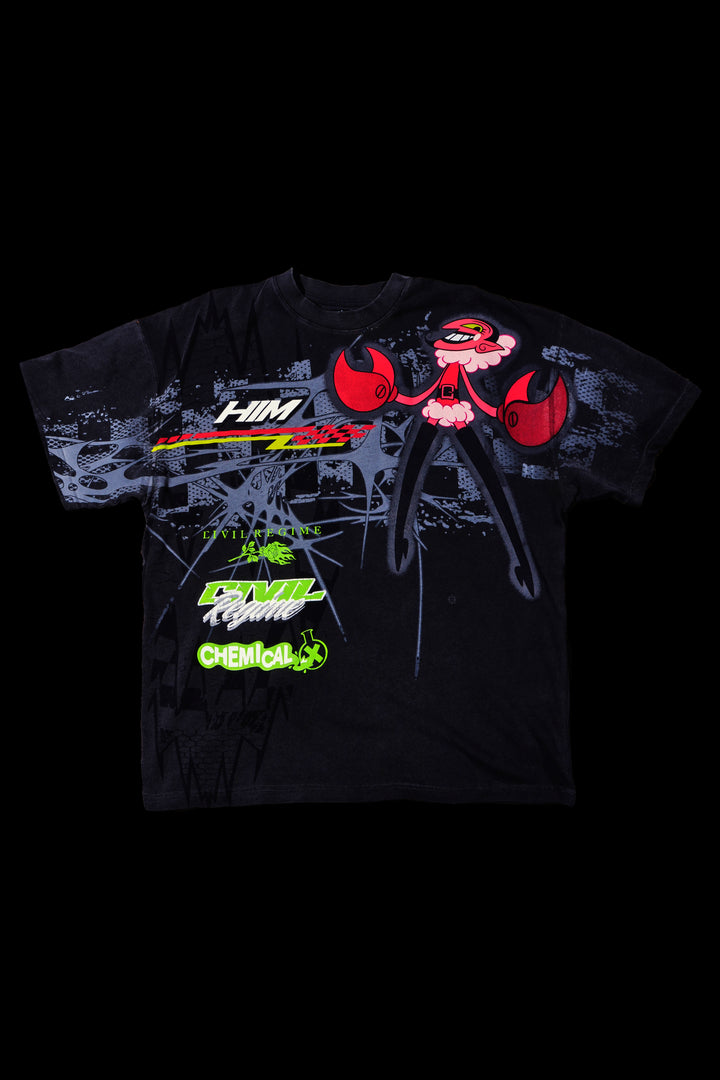 Evilest Of Evil American Classic Oversized Tee in Vintage Ashes
