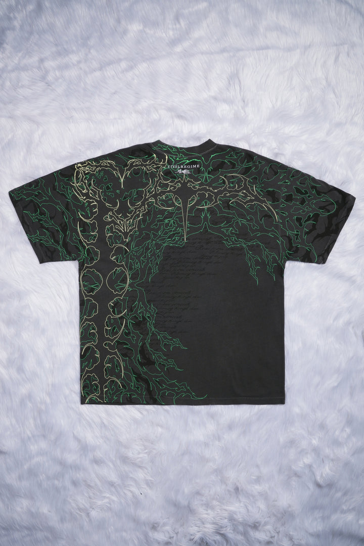 Jaded American Classic Oversized Tee in Vintage Ashes