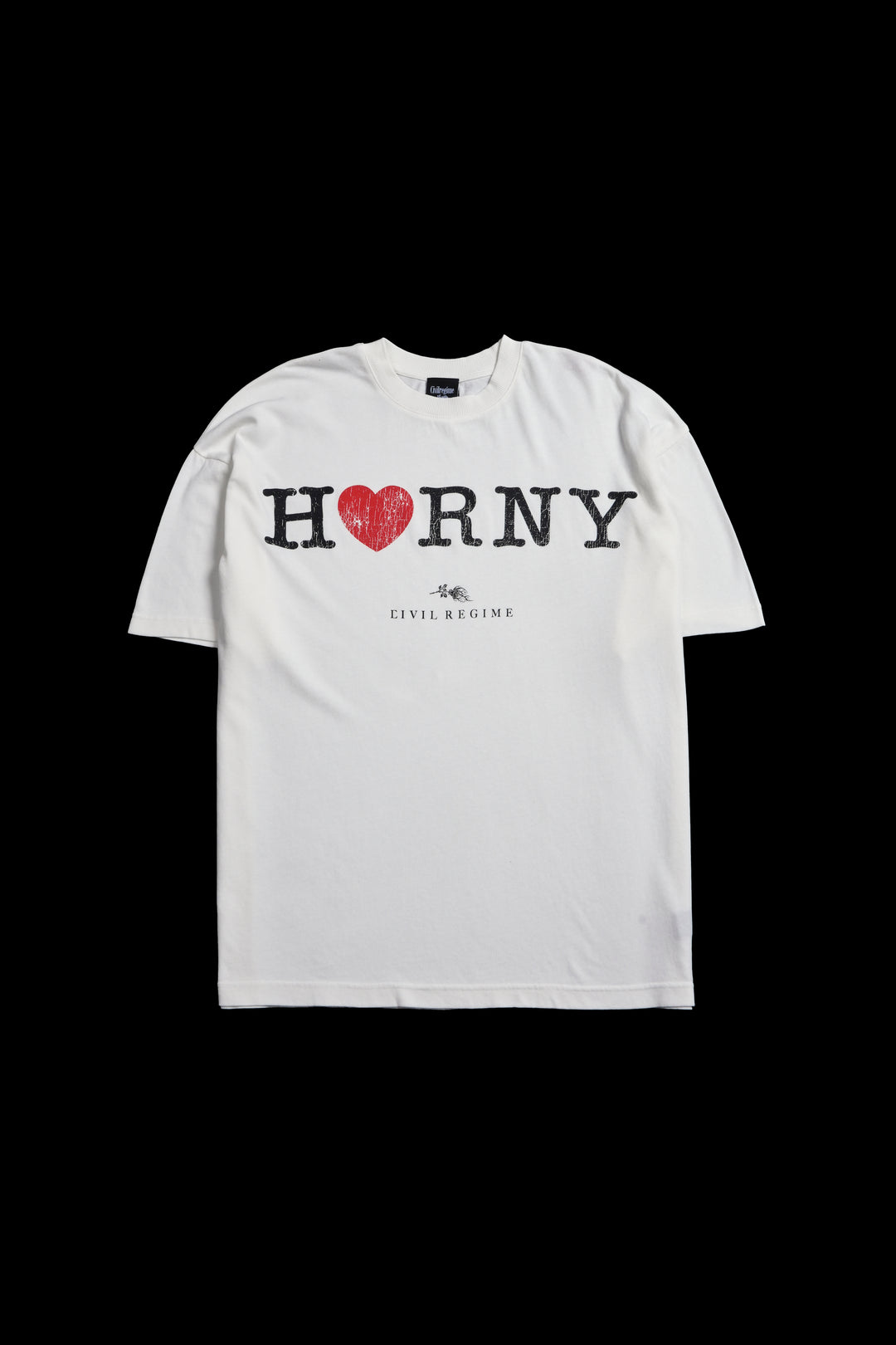 Horny American Classic Oversized Tee in Butter