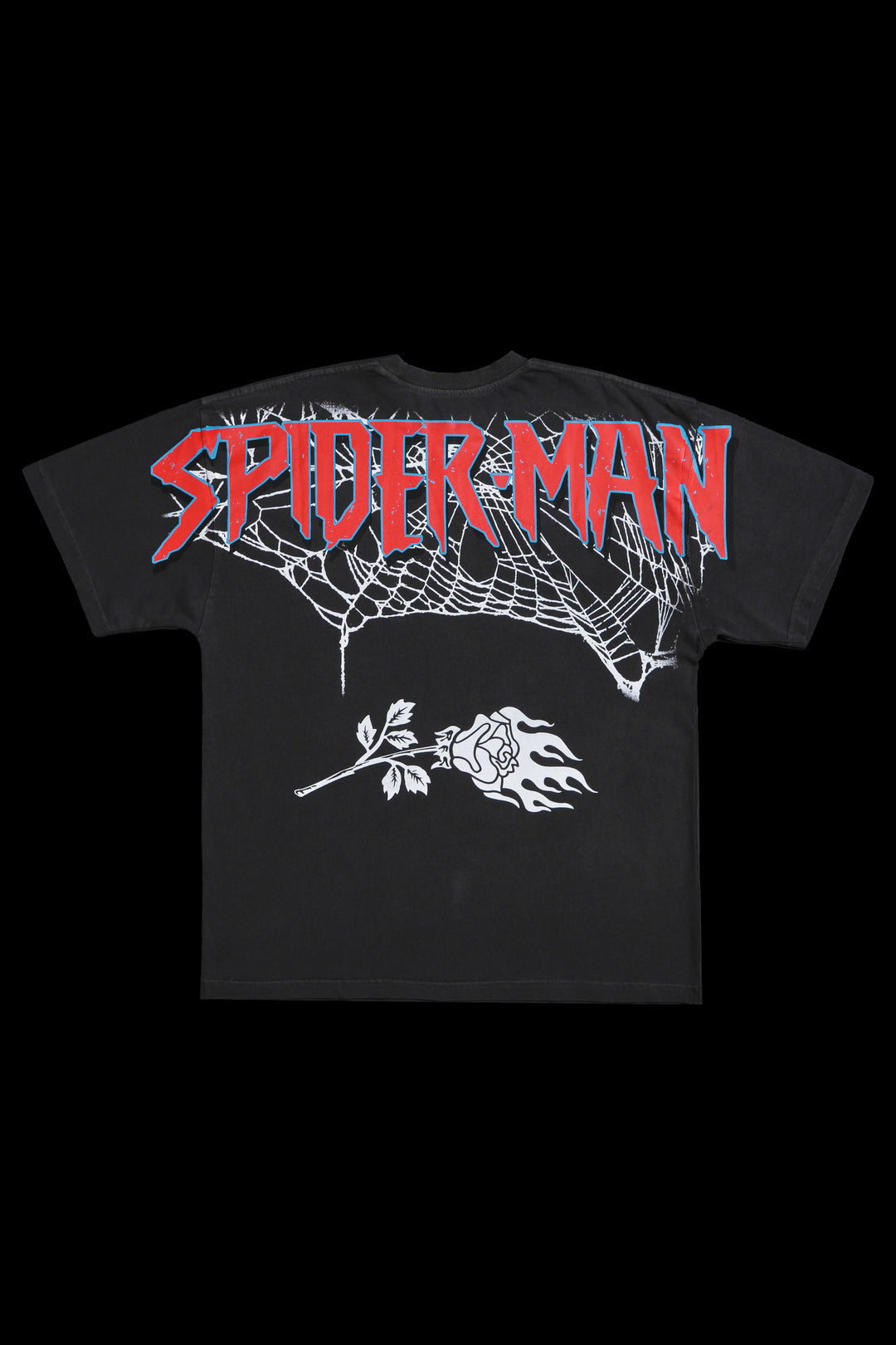 Zombie Spiderman American Classic Oversized Tee in Vintage Ashes