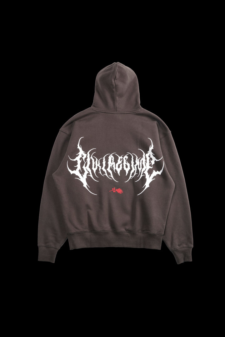 Chaos Reigns Regime Hoodie in Vintage Black