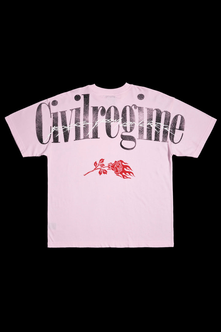 It American Classic Oversized Tee in Baby Pink