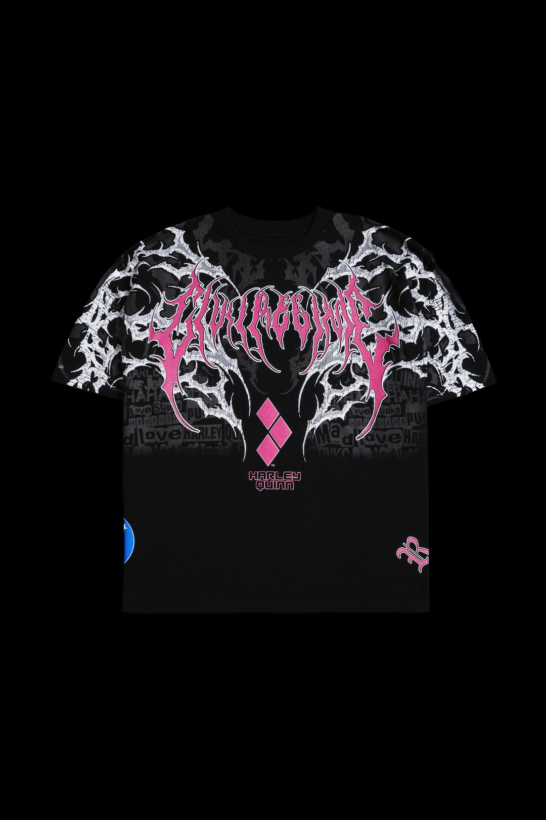 Roses Bleed Black Side By Side 199X Tee "Box Set" in Black