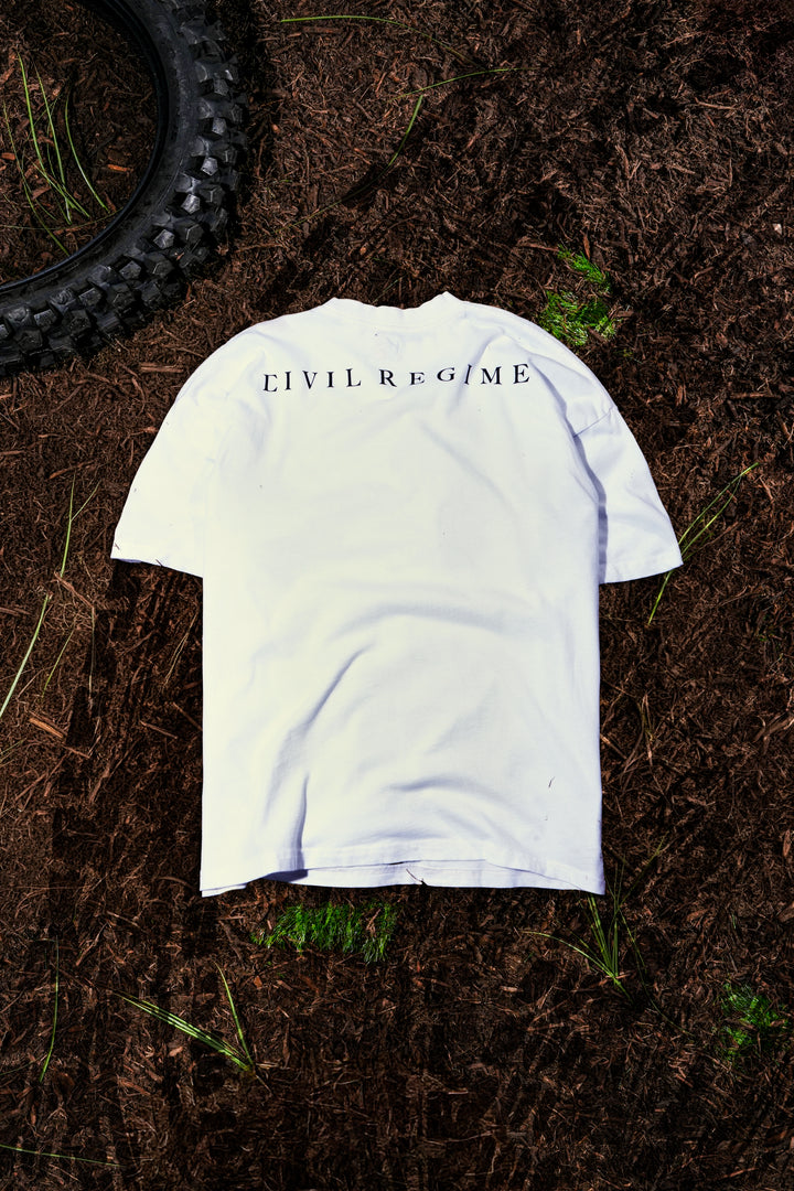 Rotten American Classic Oversized Tee in White