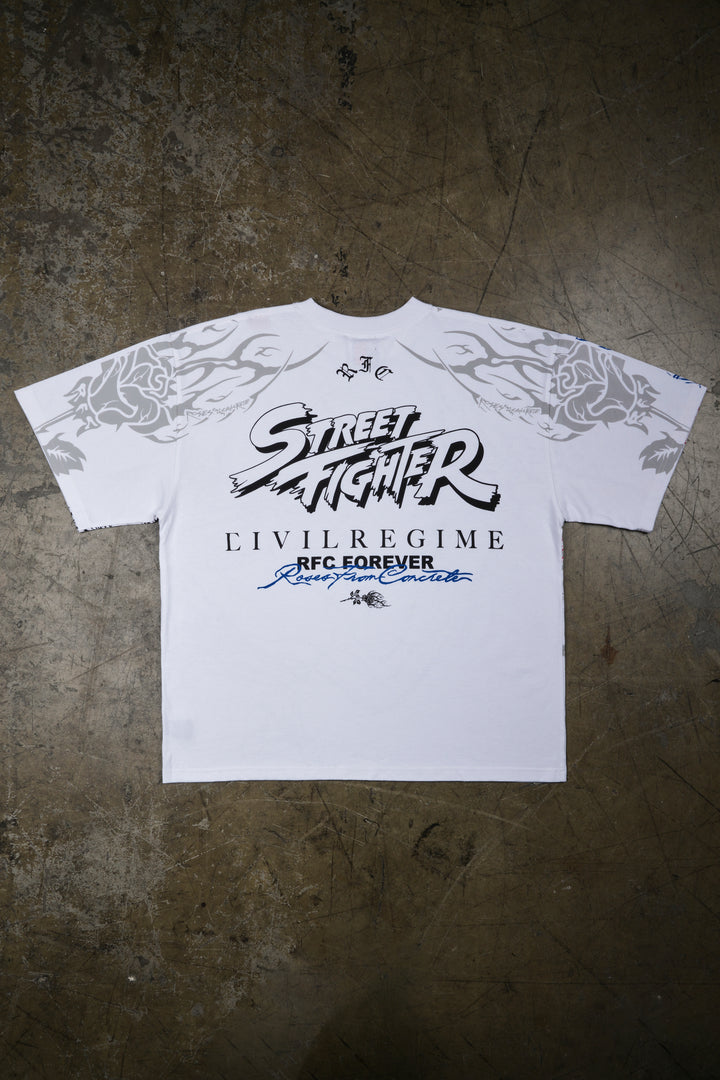 Pillar Of Strength SBS 199X Oversized Tee in White