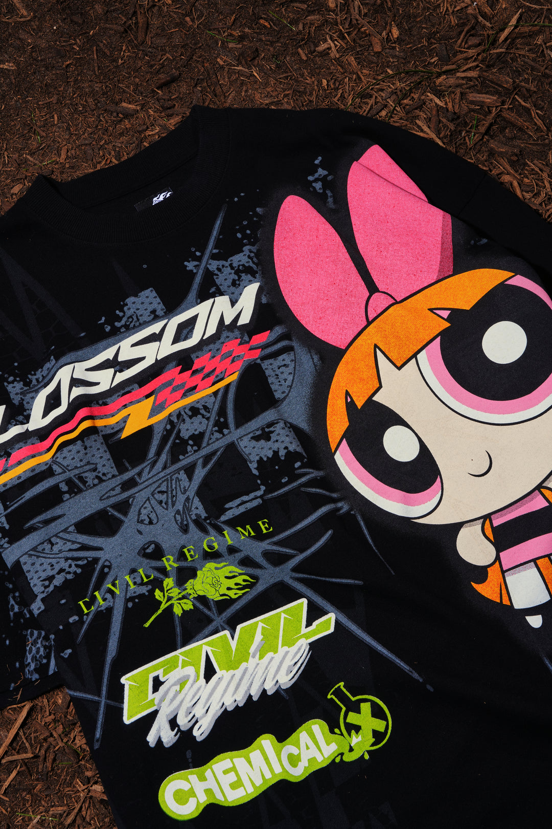 The Commander American Classic Oversized Tee in Black