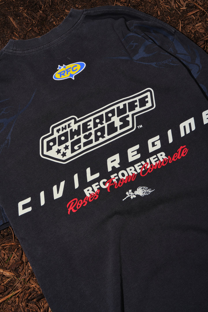 Evilest Of Evil American Classic Oversized Tee in Vintage Ashes