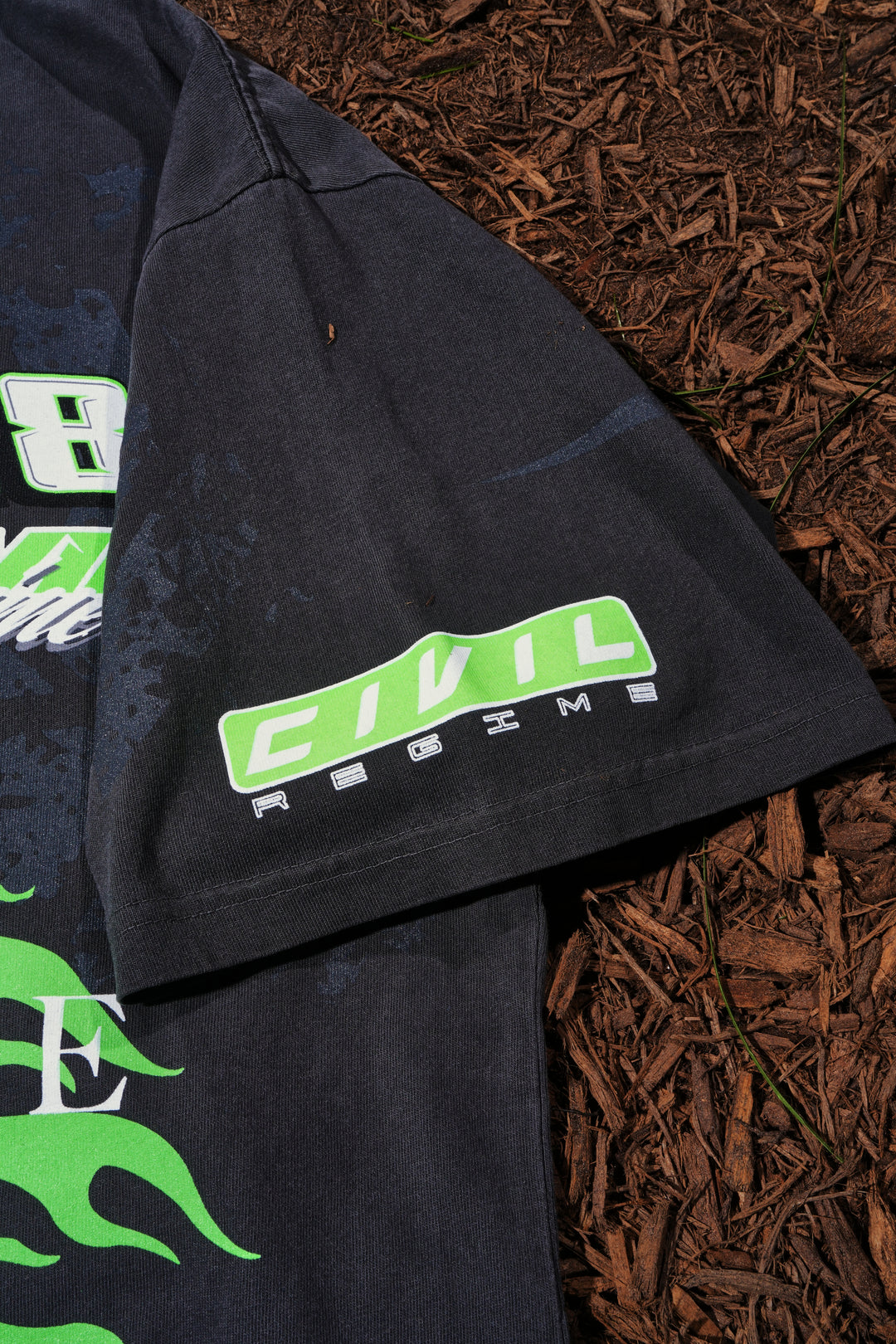 Legend Of Mojo Jojo "Side By Side" 199X Oversized Tee in Vintage Ashes