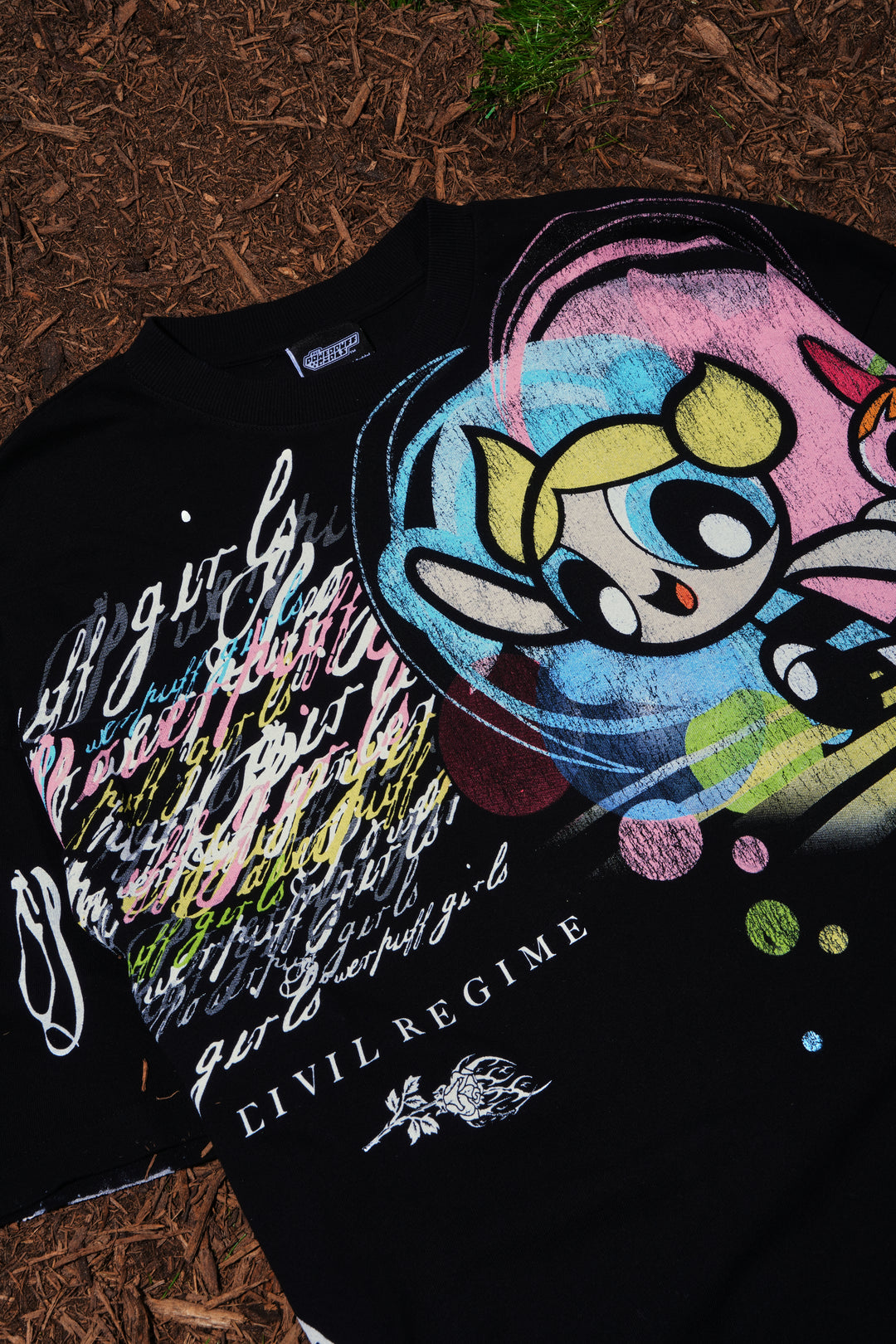 Cityscape American Classic Oversized Tee in Black