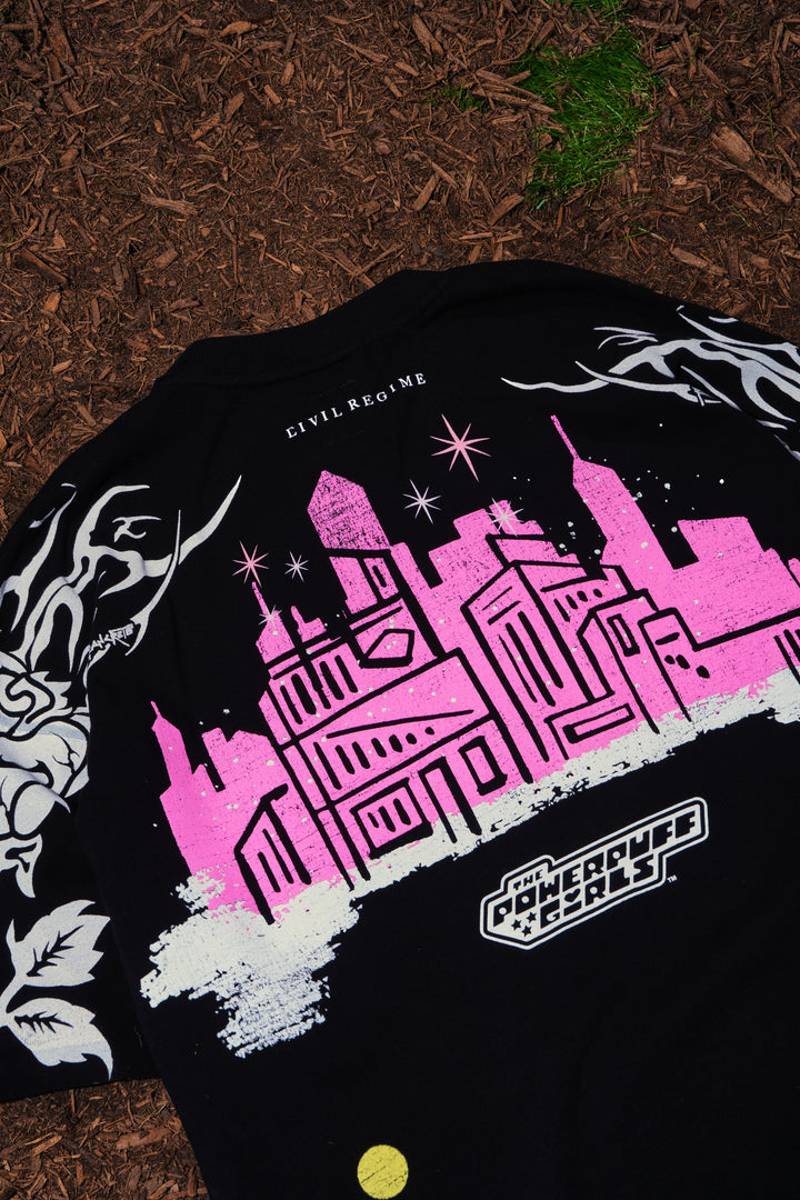 Cityscape American Classic Oversized Tee in Black