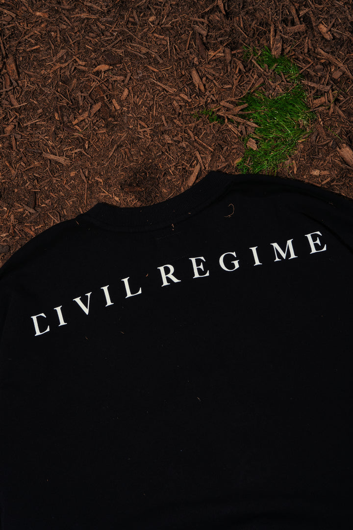 Rotten American Classic Oversized Tee in Black