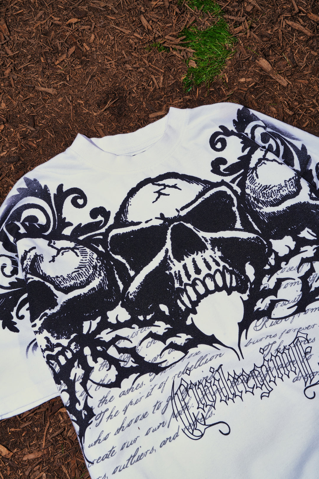 Rotten American Classic Oversized Tee in White