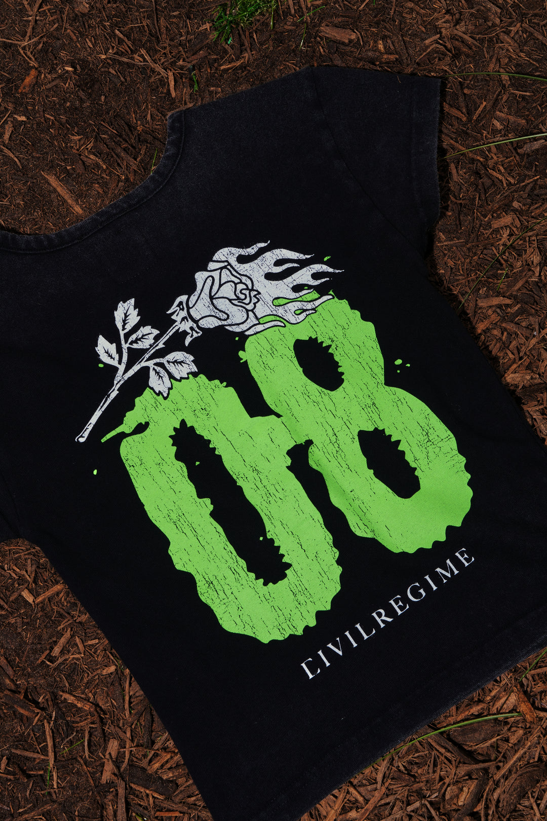 Dirt Baby Tee in Vintage Black