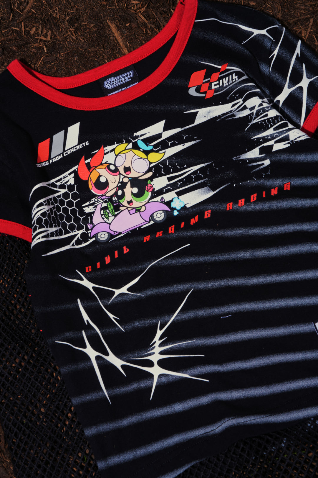 Undercover Puff Hellveil Mesh Twofer in Black