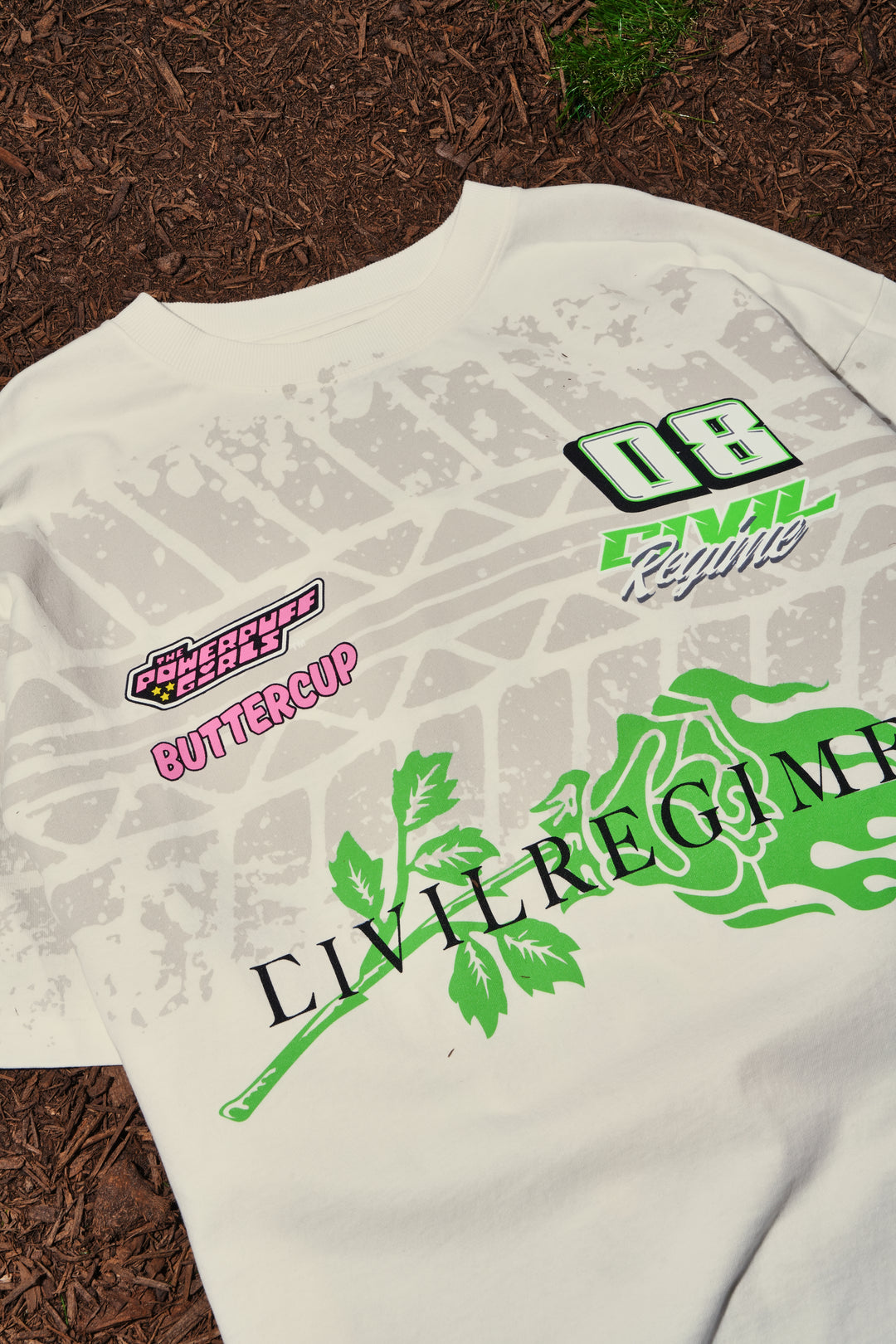 Legend Of Buttercup "Side By Side" 199X Oversized Tee in Butter