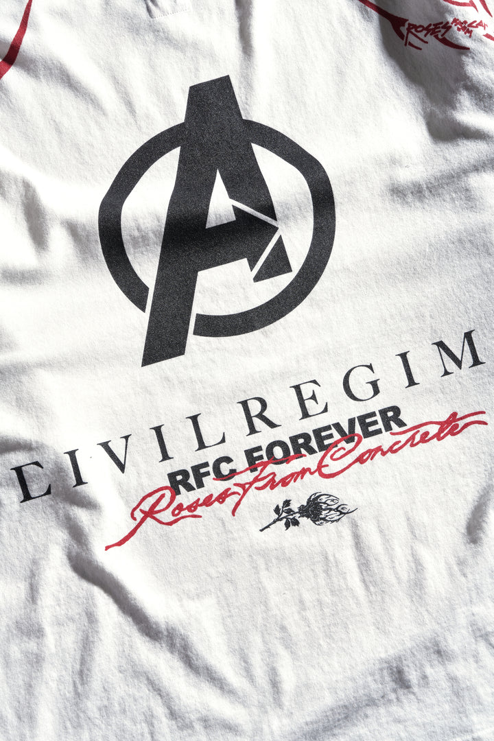 Iron Wrath "Side By Side" 199X Oversized Tee in Butter