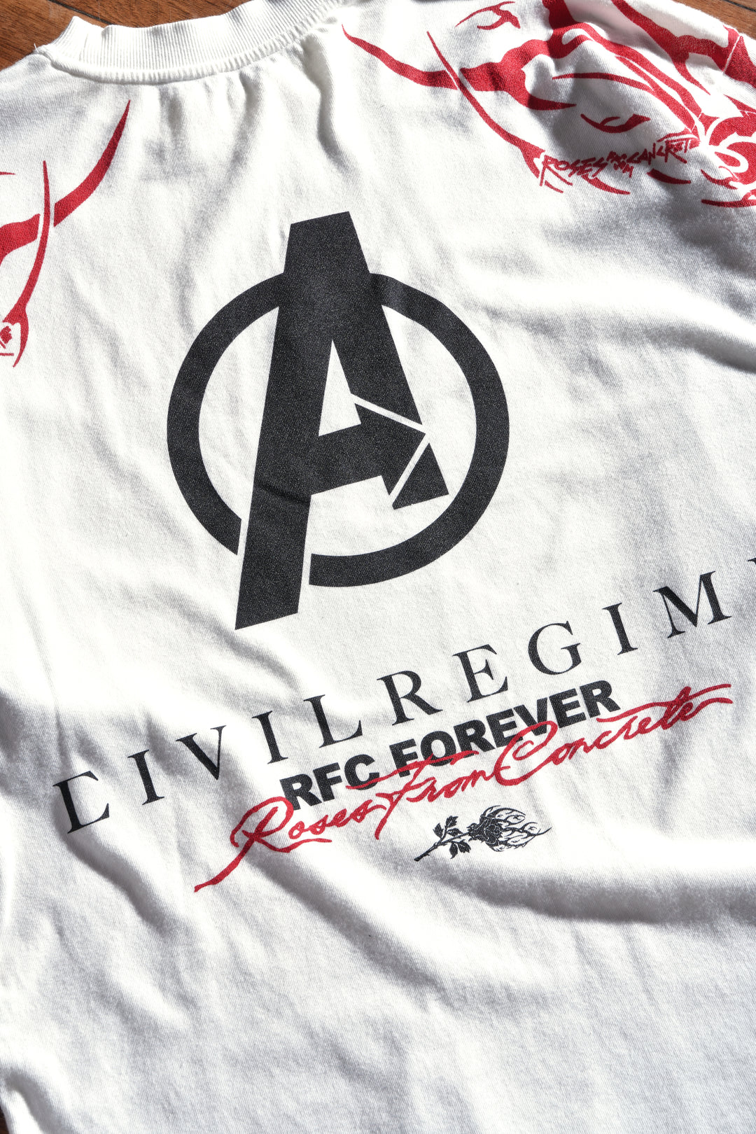 Avengers Uprise American Classic Oversized Tee in Butter