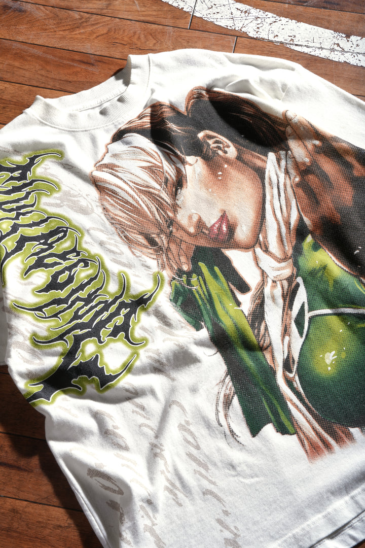 Come Get It American Classic Oversized Tee in Butter