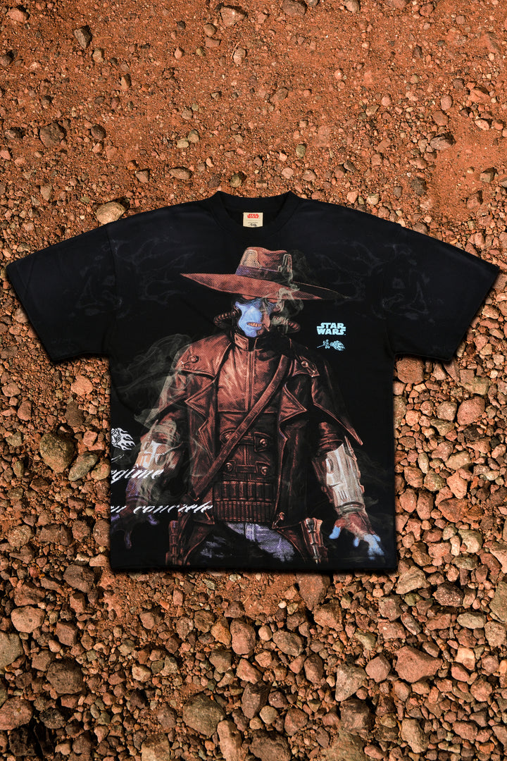 Outlaw American Classic Oversized Tee in Black Potassium