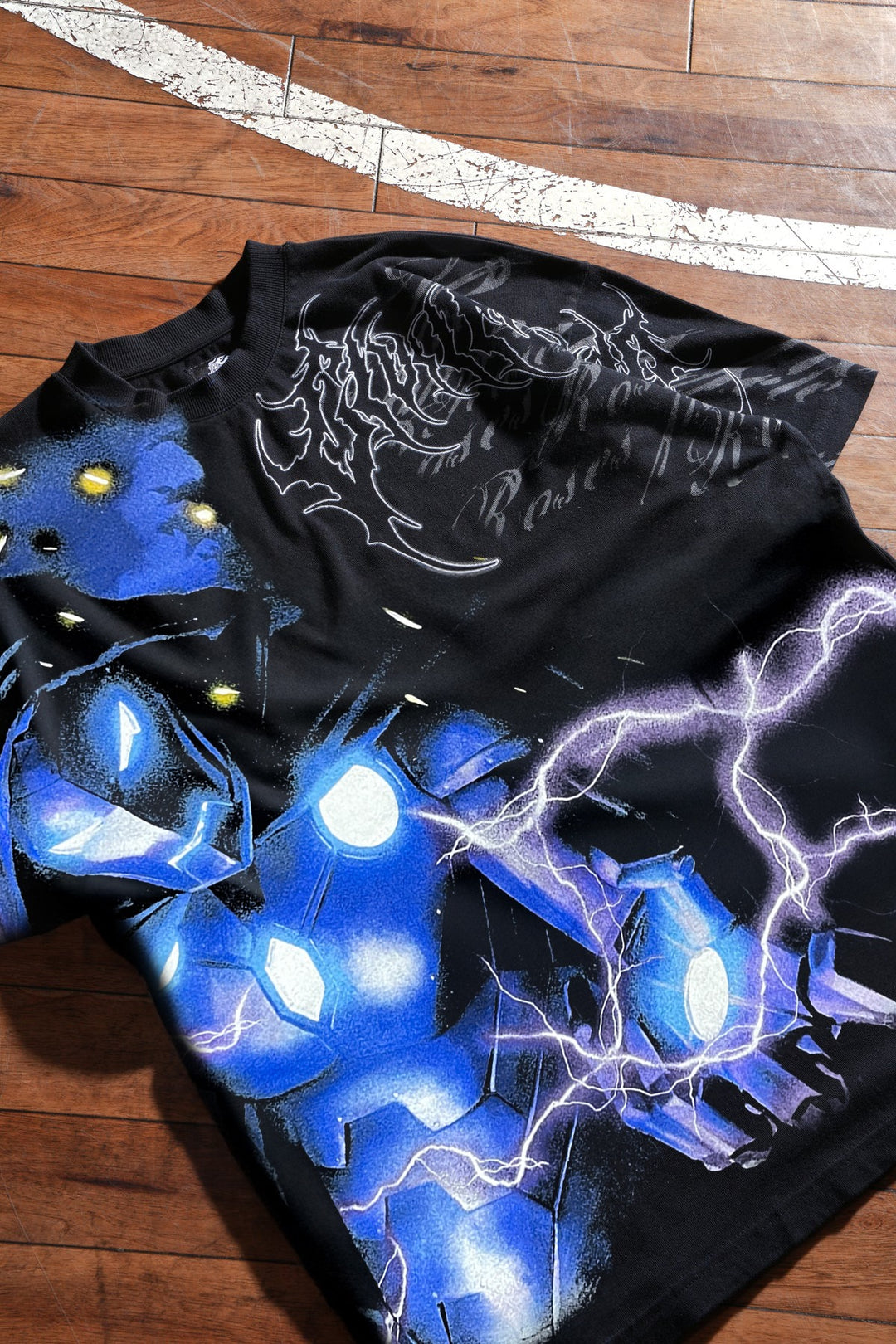 Iron Will American Classic Oversized Tee in Black