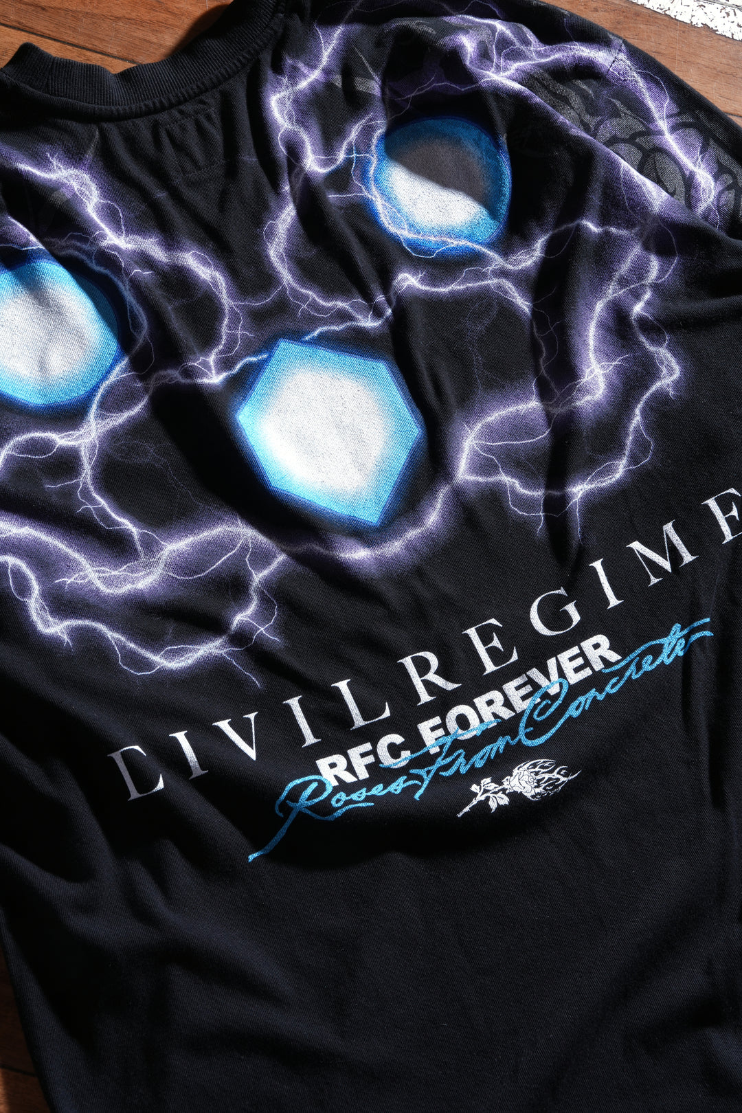 Iron Will American Classic Oversized Tee in Black