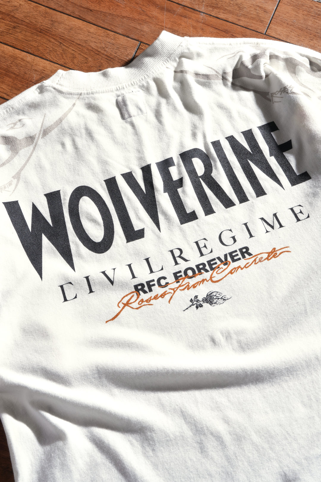 Claws Of Rage American Classic Oversized Tee in Butter