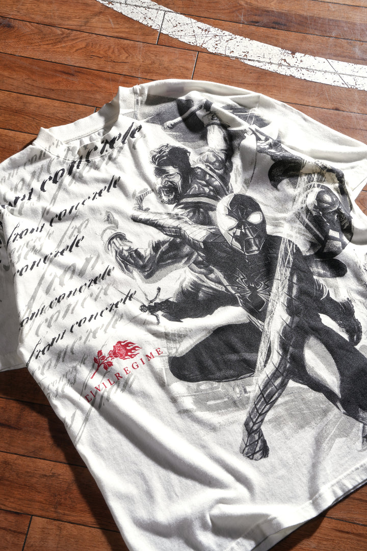 Show Of Power American Classic Oversized Tee in Butter