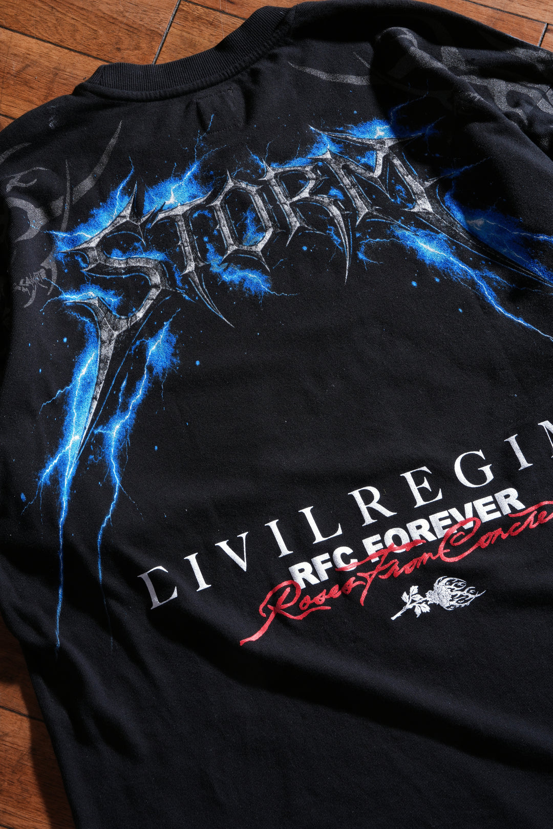 Full Storm American Classic Oversized Tee in Black