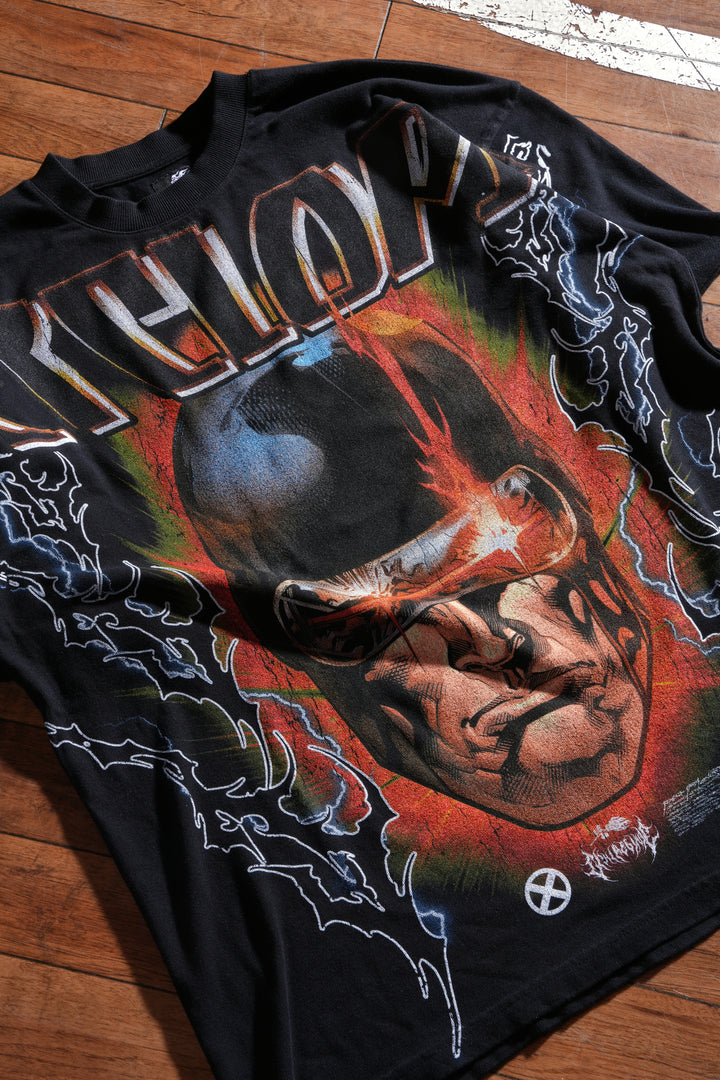 Laser Intention American Classic Oversized Tee in Black