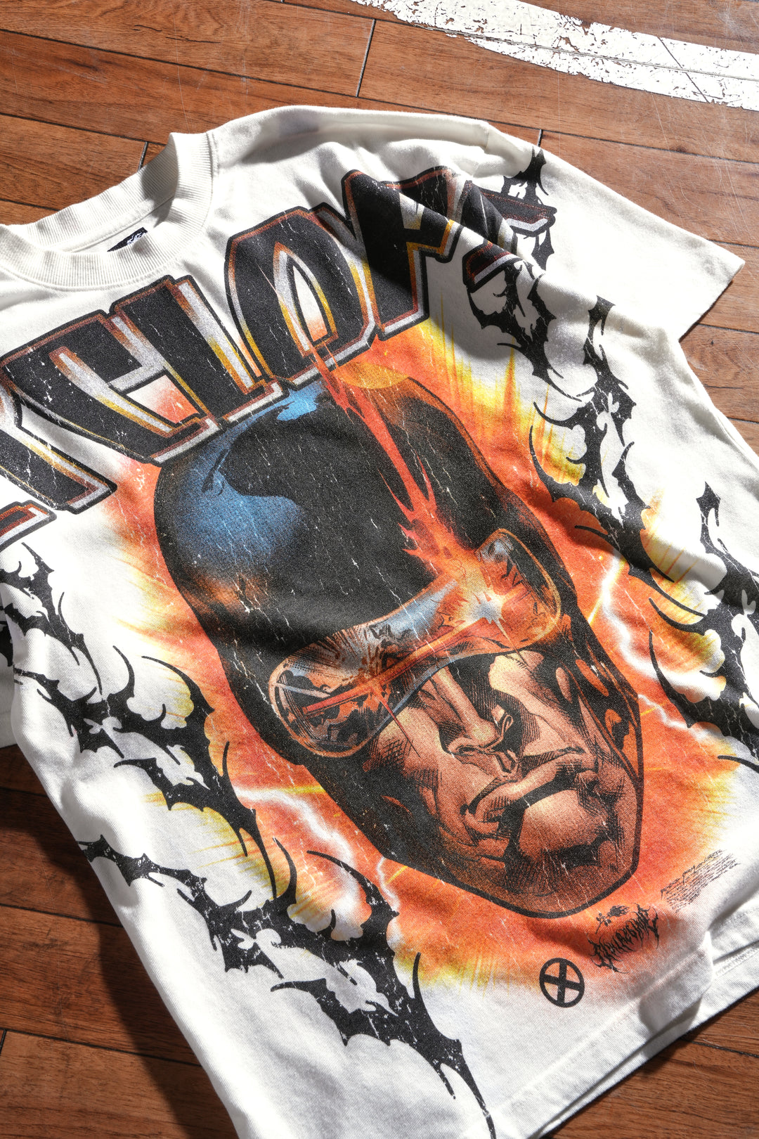 Laser Intention American Classic Oversized Tee in Butter