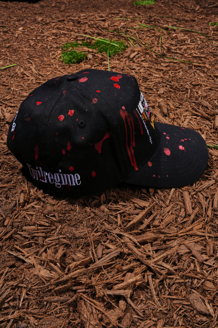 Those Eyes 5 Panel Snapback Hat in Black