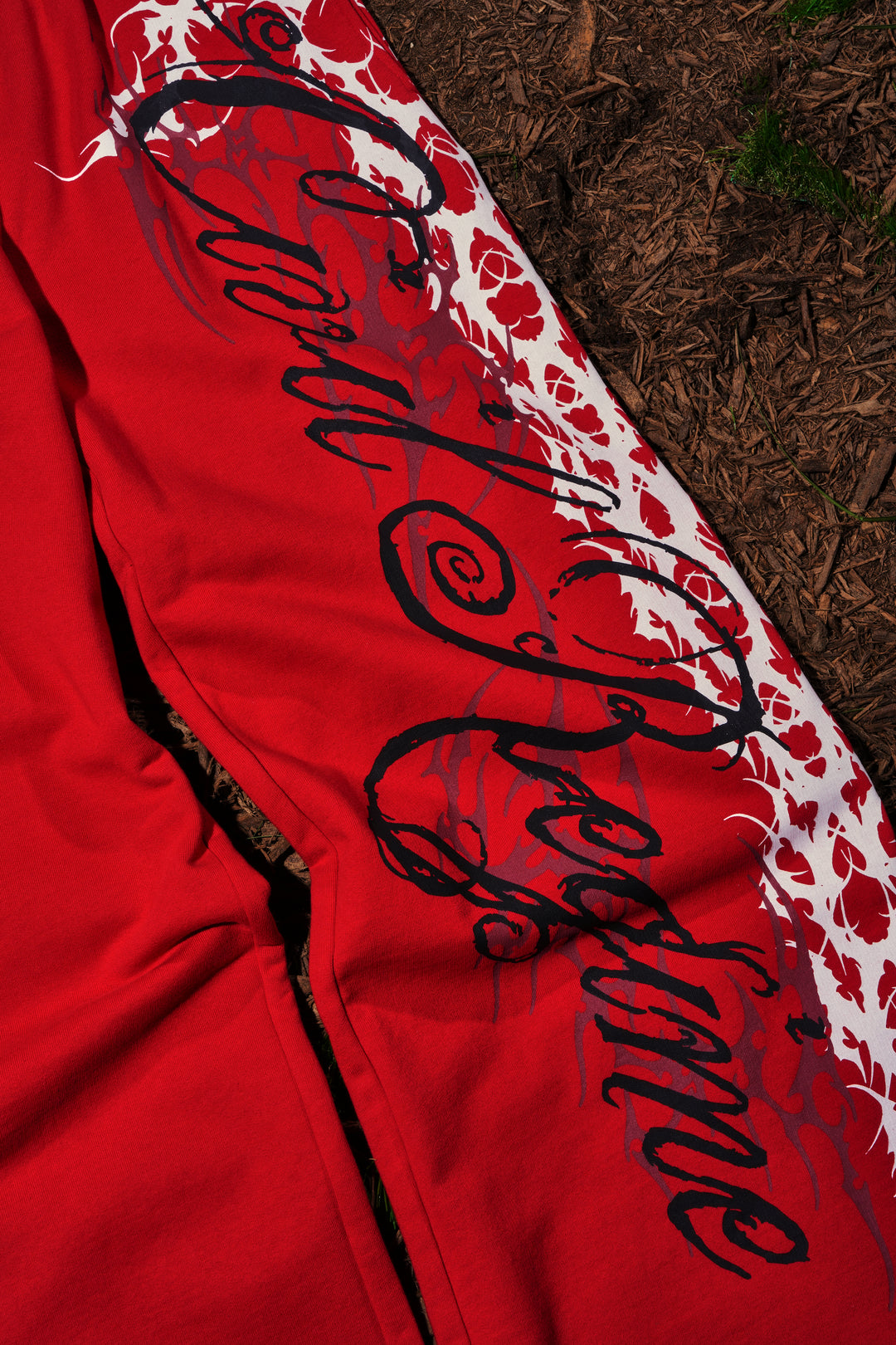 Letter To You Lowrise Wide Leg Pants in Equestrian Red