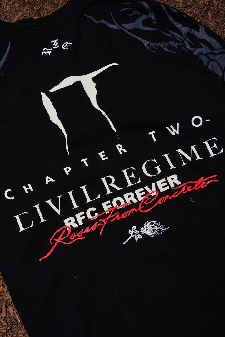 Eater Of Worlds American Classic Oversized Tee in Black