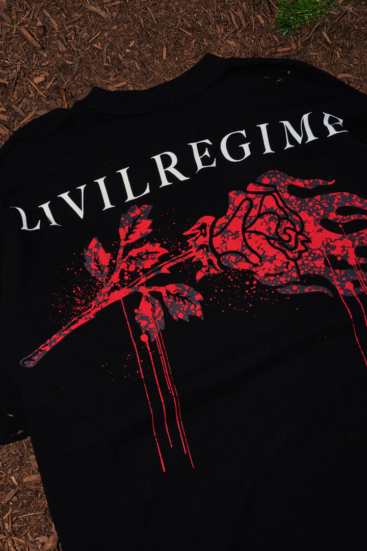 Jason Vorhees American Classic Oversized Tee in Black