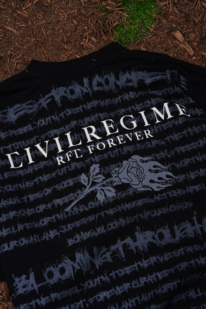 Miss Me? "Side By Side" 199X Oversized Tee in Black