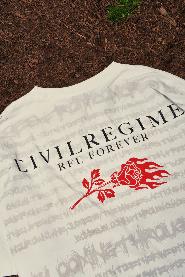 Come Home "Side By Side" 199X Oversized Tee in Butter