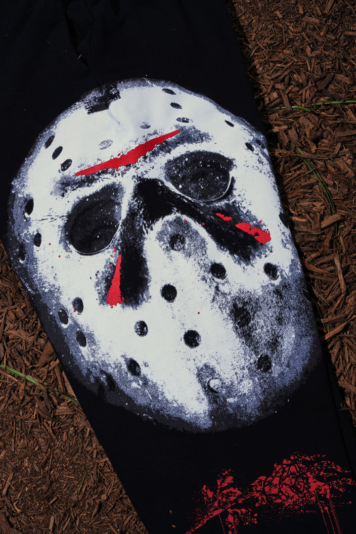 Crystal Lake Tales Lounger Sweat Pants in Black