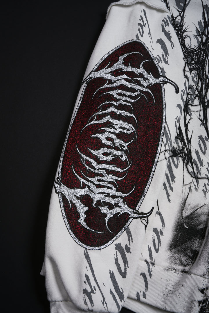 Primal Instinct Civil Zip Up Hoodie in Butter